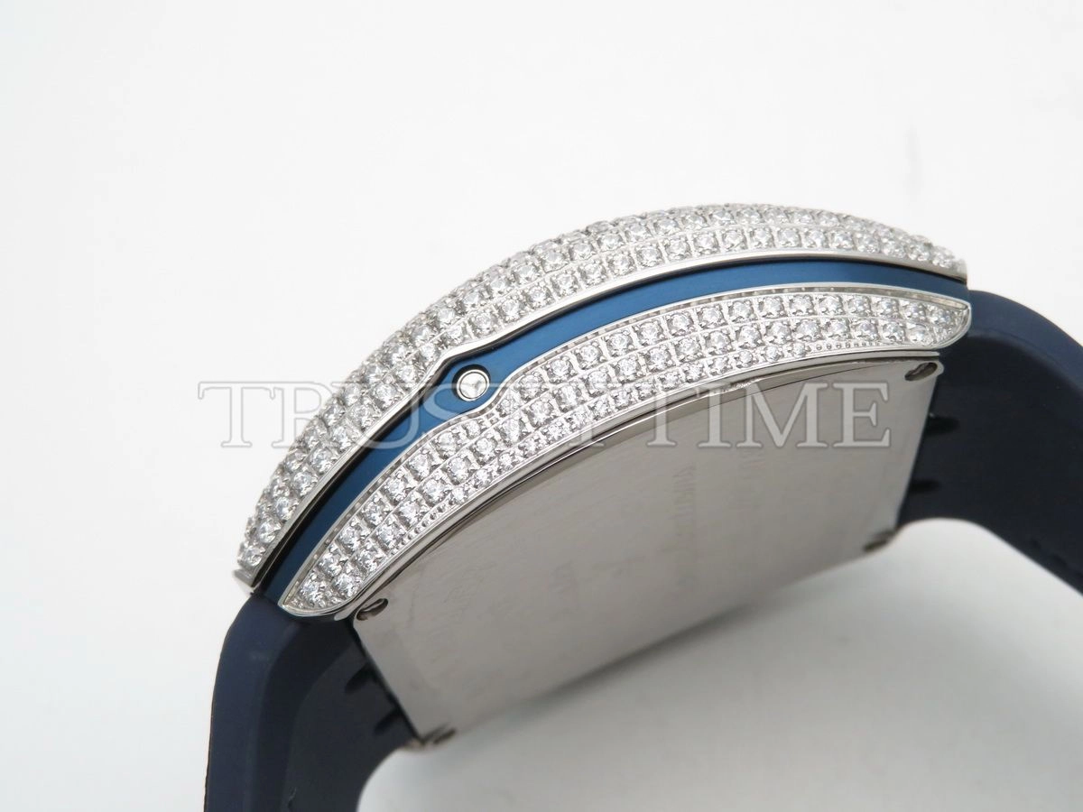 Копия часов Franck Muller Vanguard Chronograph V 45 CC DT YACHTING D NBR CD (BL) (AC) BL.DIAM AC