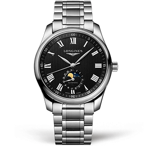 Копия часов Longines Master Collection Moonphase 40mm L2.909.4.51.6