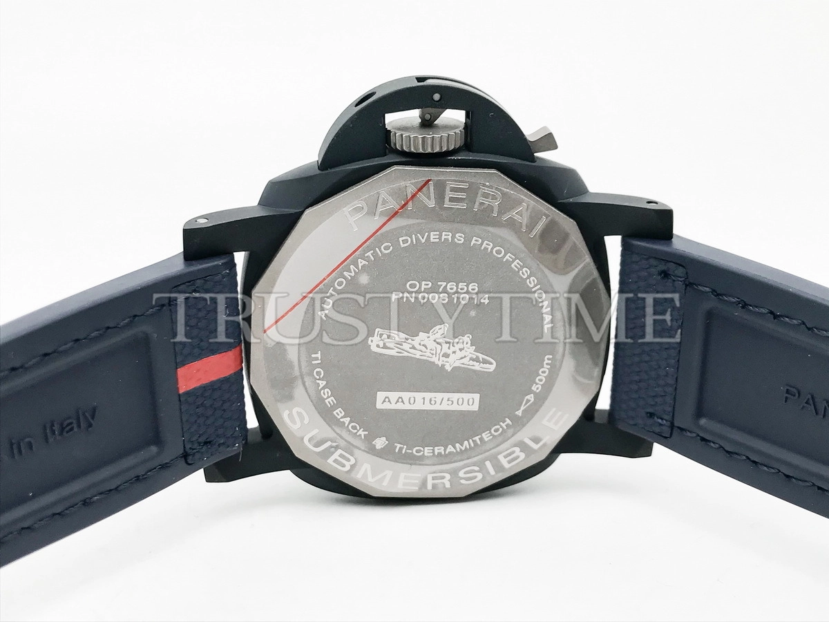 Копия часов Panerai Submersible QuarantaQuattro Luna Rossa Ti-Ceramitech™ PAM01543
