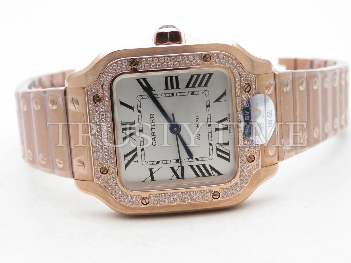 Копия часов Cartier Santos De Cartier 35 WJSA0007