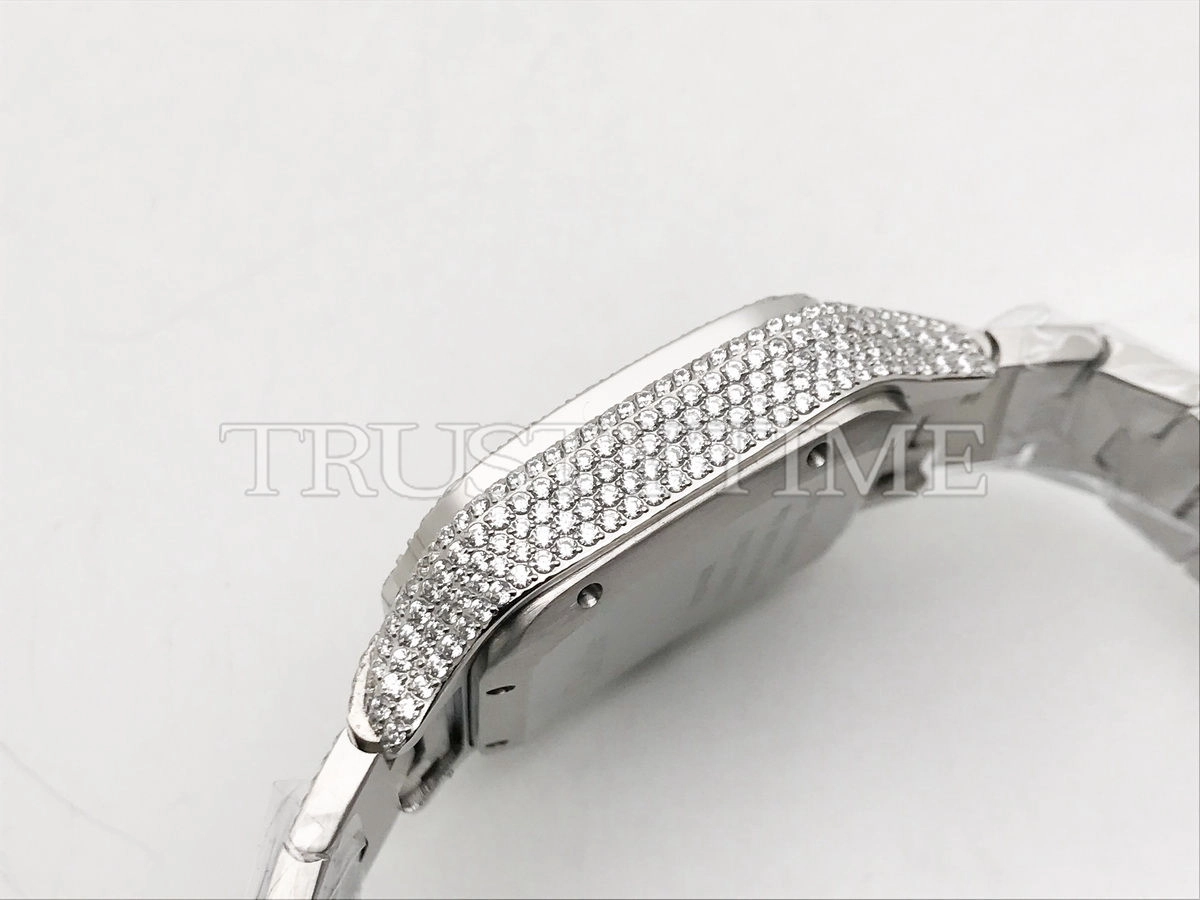 Копия часов Cartier Santos De Cartier 40 WSSA0018 Diamonds Арт. CR-0934