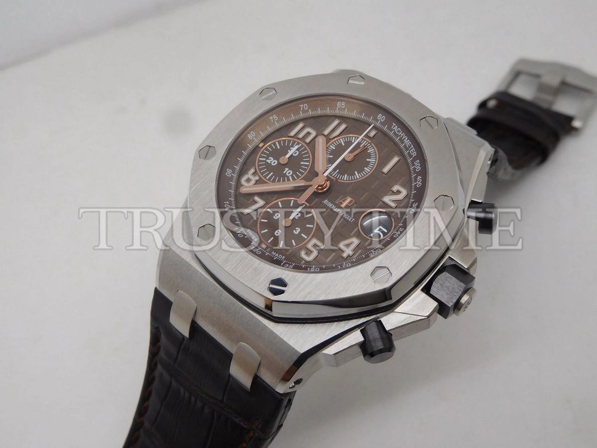 Копия часов Audemars Piguet Royal Oak Offshore Chronograph Havana Brown SIHH 2018 26470ST.OO.A820CR.01