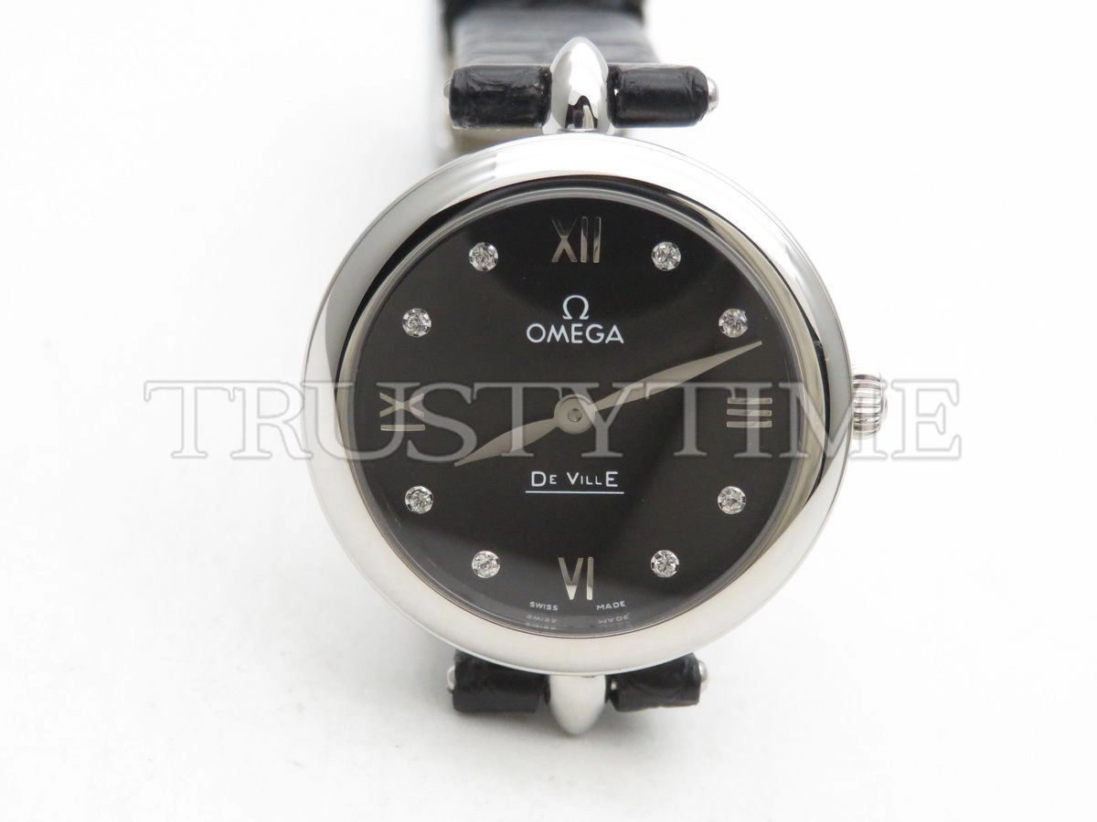 Копия часов Omega De Ville Prestige Dewdrop Quartz 27mm 424.13.27.60.51.001