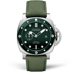 Копия часов Panerai Submersible QuarantaQuattro eSteel™ Verde Smeraldo 44mm PAM01287