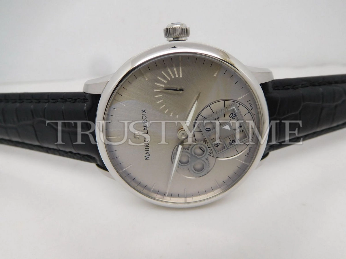 Копия часов Maurice Lacroix Masterpiece Roue Carrée Seconde 43mm MP7158-SS001-901