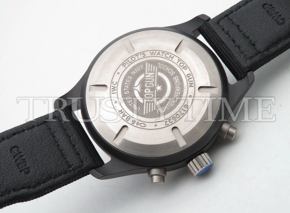 Копия часов IWC Pilot's Watch Chronograph Top Gun 44mm IW389101