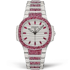 Копия часов Patek Philippe Nautilus Haute Joaillerie 35mm 7118-1452G-001
