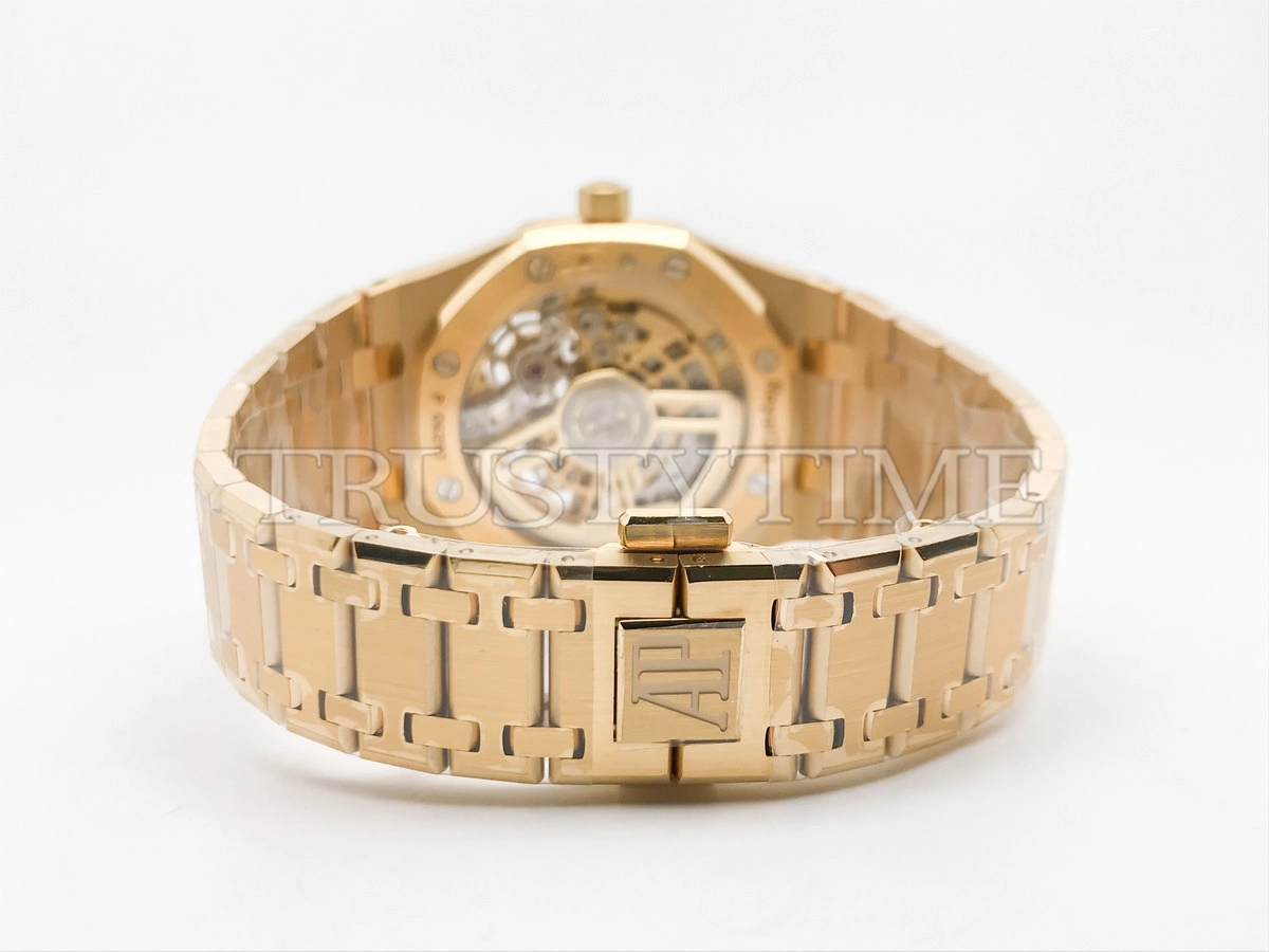 Копия часов Audemars Piguet Royal Oak Jumbo Extra-Thin Openworked 16204BA.OO.1240BA.01 Арт.AP-1209