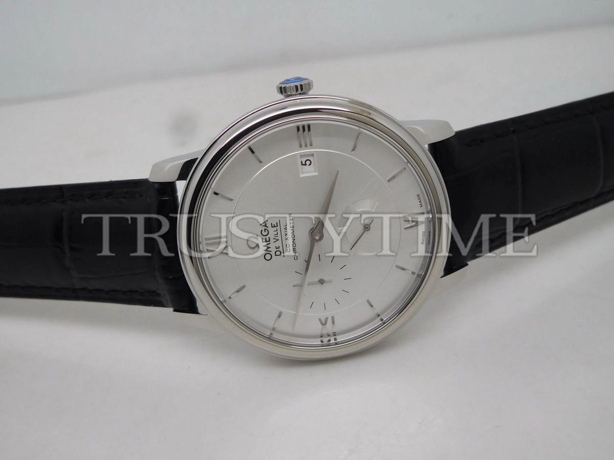 Копия часов Omega De Ville Prestige Co‑Axial Chronometer Power Reserve 39mm 424.13.40.21.02.001