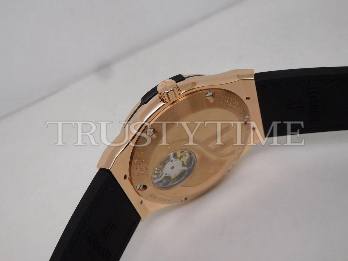Копия часов Hublot Classic Fusion Tourbillon King Gold Opalin 45mm 505.OX.2610.LR