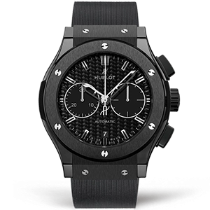 Копия часов Hublot Classic Fusion Chronograph Black Magic 45mm 521.CM.1771.RX