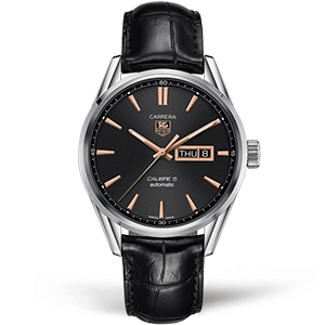 Копия часов Tag Heuer Carrera Calibre 5 Day Date 41mm WAR201C.FC6266