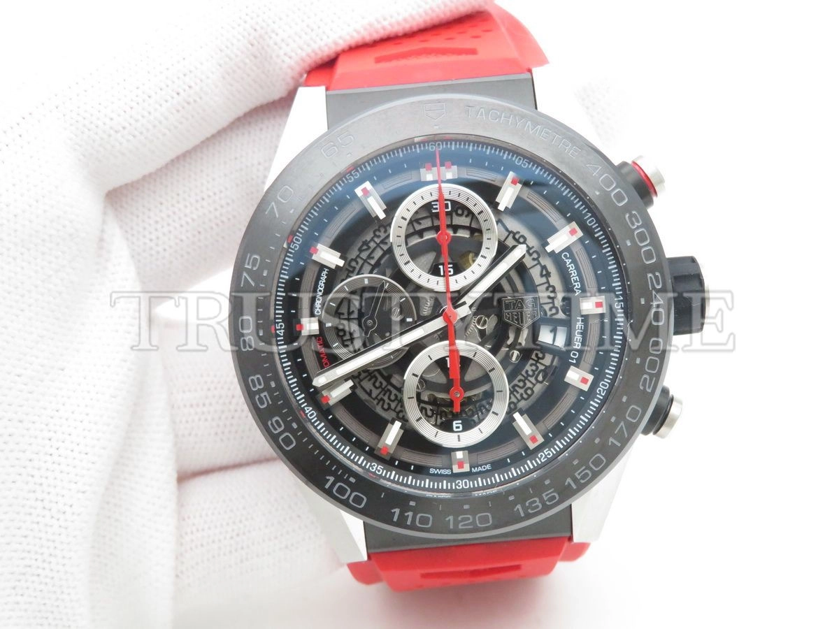 Копия часов Tag Heuer Carrera Calibre HEUER 01 Chronograph 45mm CAR2A1Z.FT6050