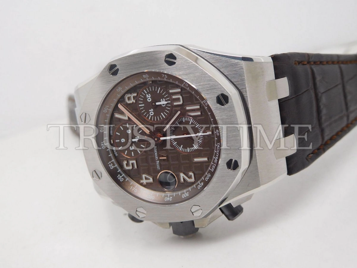 Копия часов Audemars Piguet Royal Oak Offshore Chronograph Havana Brown SIHH 2018 26470ST.OO.A820CR.01
