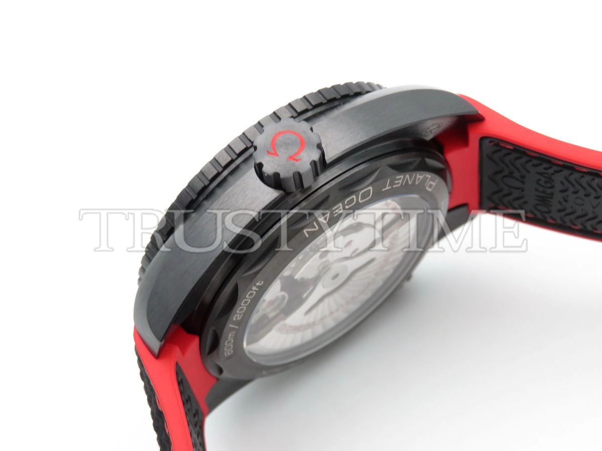Копия часов Omega Seamaster Planet Ocean 600m Co‑Axial Master Chronometer GMT Deep Black 45,5mm 215.92.46.22.01.003