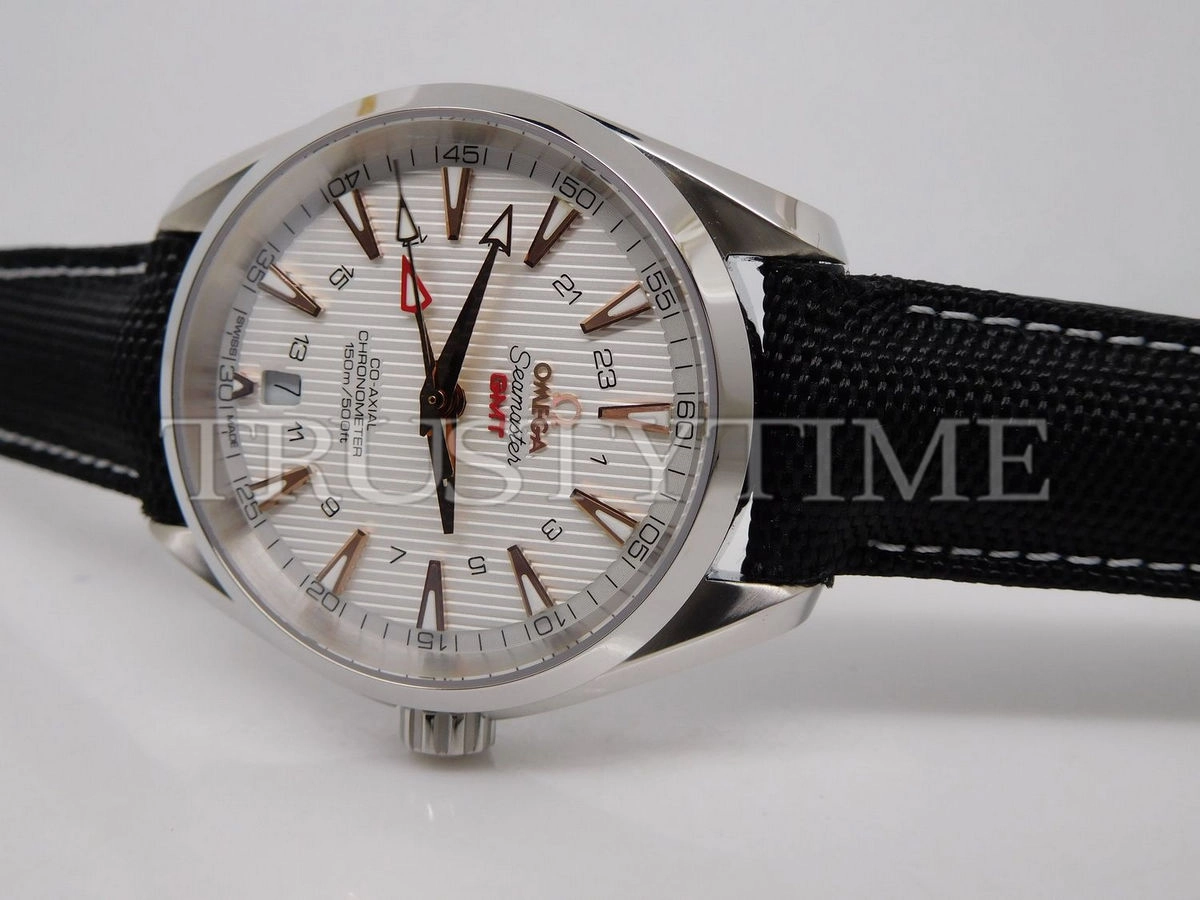 Копия часов Omega Seamaster Aqua Terra 150m Co-Axial Gmt 43mm 231.13.43.22.02.004