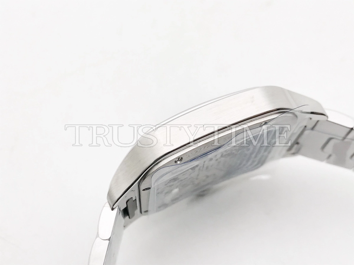 Копия часов Cartier Santos de Cartier Large Skeleton 40mm WHSA0019