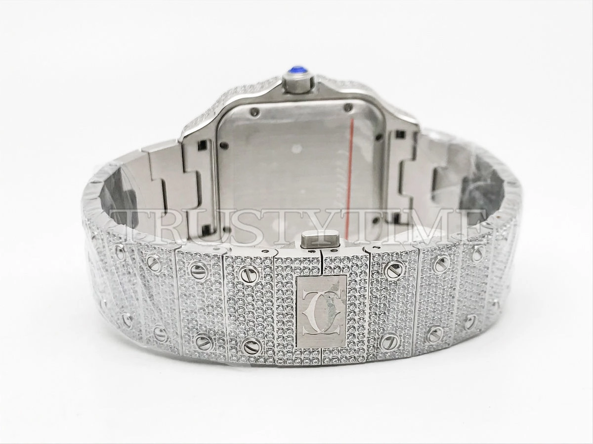 Копия часов Cartier Santos De Cartier 40 WSSA0018 Diamonds Арт. CR-0933