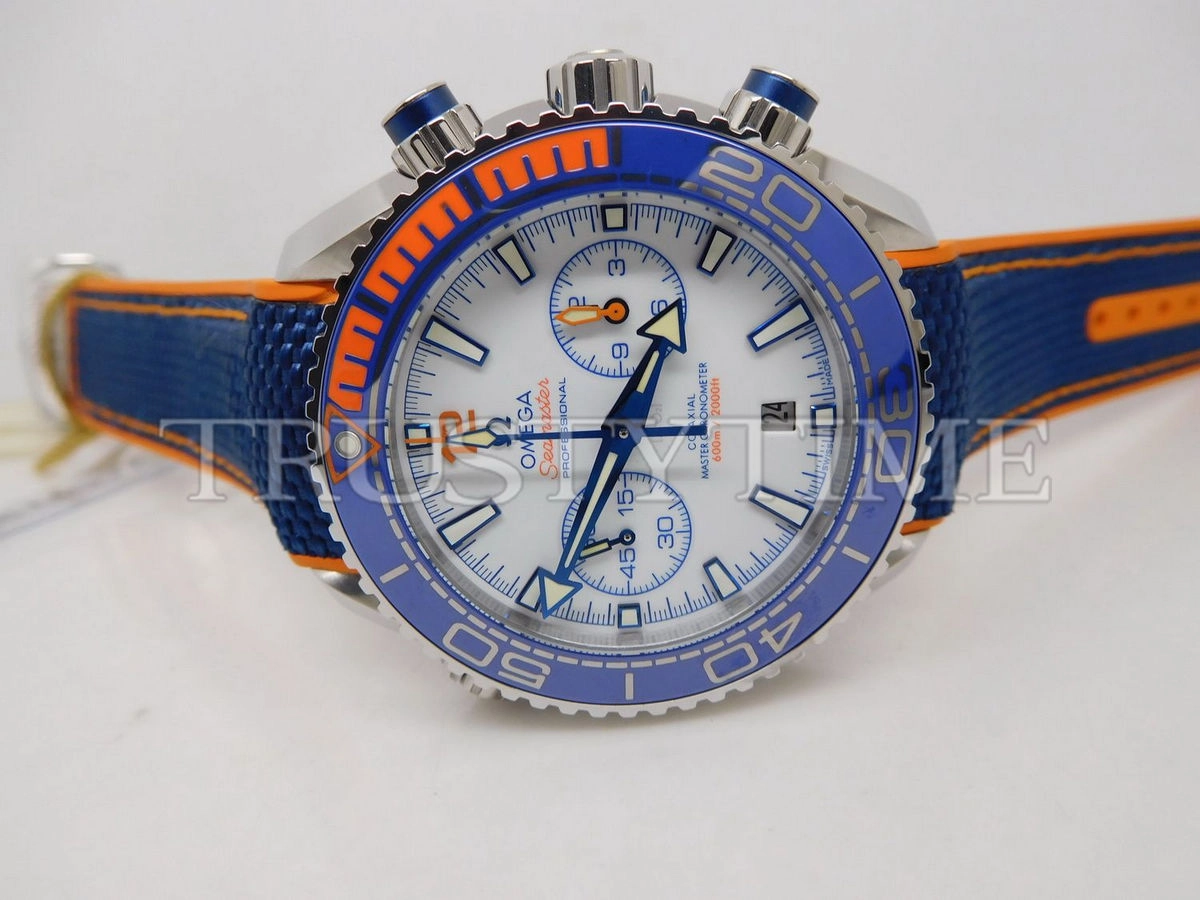 Копия часов Omega Seamaster Planet Ocean 600m Co‑Axial Master Chronometer Chronograph "MICHAEL PHELPS" 45.5mm 215.32.46.51.04.001