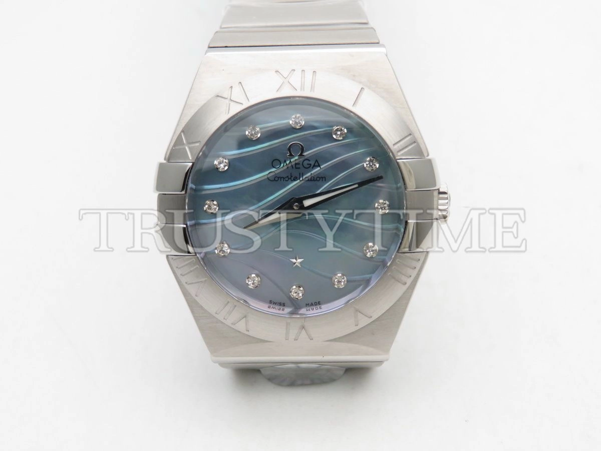 Копия часов Omega Constellation Quartz Brushed 27mm 123.10.27.60.57.001