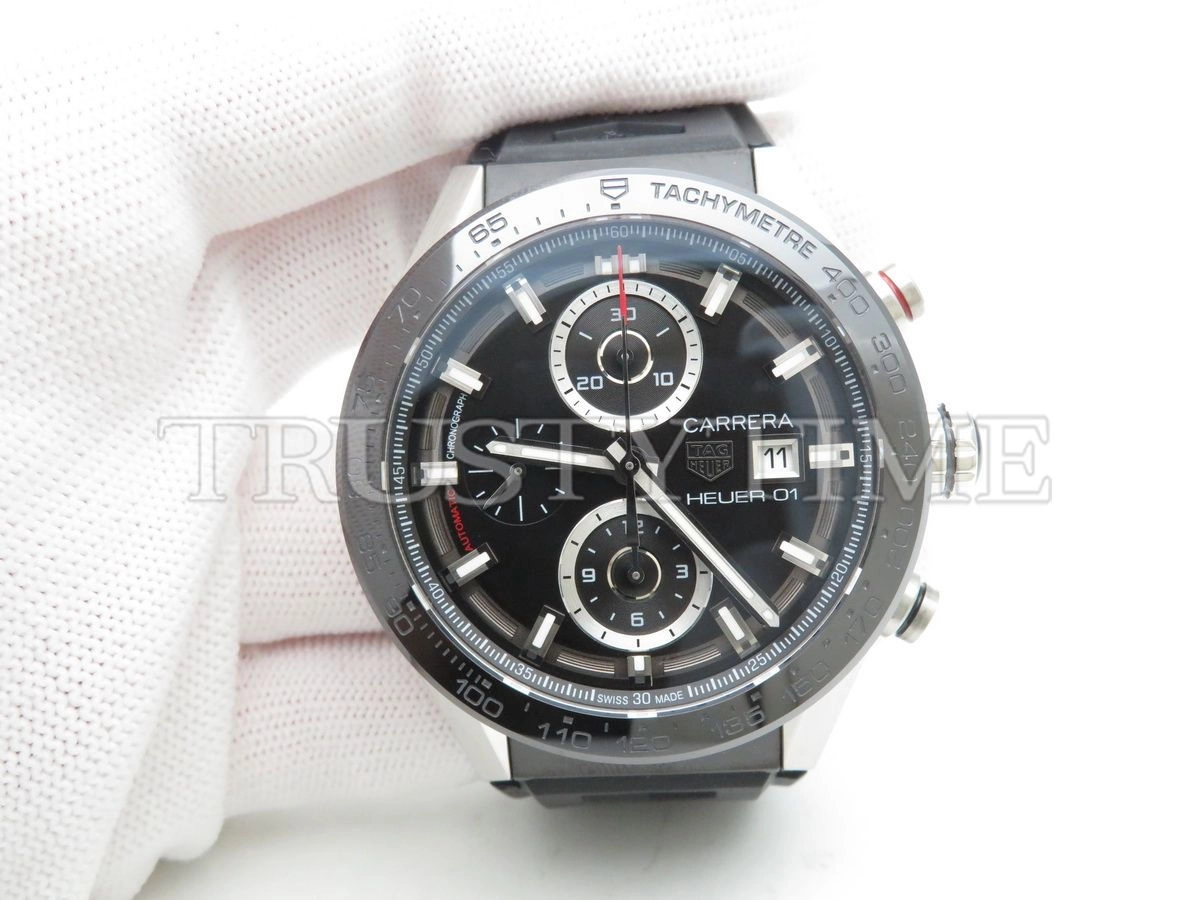 Копия часов Tag Heuer Carrera Calibre Heuer 01 43mm CAR201Z.FT6046