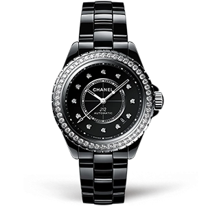 Копия часов Chanel J-12 Diamond Bezel 38 H6526