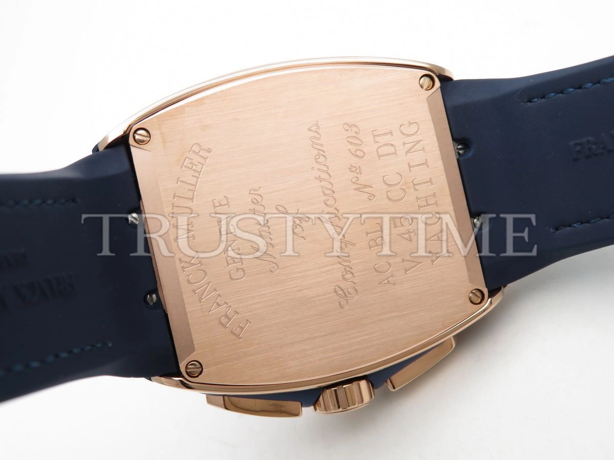 Копия часов Franck Muller Vanguard Chronograph V 45 CC DT YACHTING 5N.BL BL.BL 5N