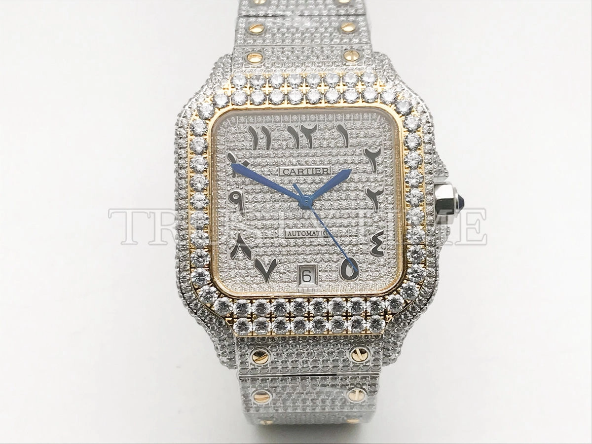 Копия часов Cartier Santos De Cartier 40 W2SA0009 Diamonds Арт. CR-0946