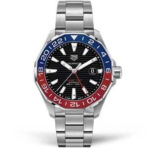 Копия часов Tag Heuer Aquaracer Calibre 7 GMT 43mm WAY201F.BA0927