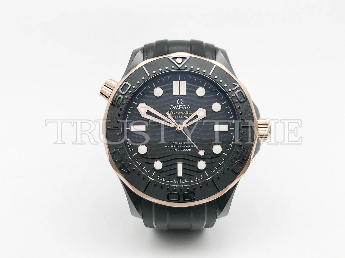 Копия часов Omega Seamaster Diver 300m Co-axial Master Chronometer 43,5mm 210.62.44.20.01.001