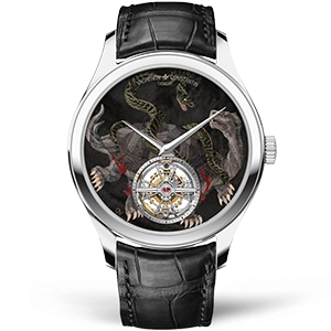 Копия часов Vacheron Constantin Métiers d'Art Ode to the four Guardians “Black Tortoise” 6040C/000G-157C