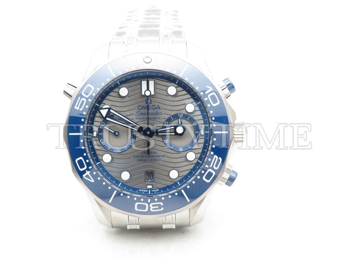 Копия часов Omega Seamaster Diver 300m Co‑Axial Master Chronometer Chronograph 44mm 210.30.44.51.06.001