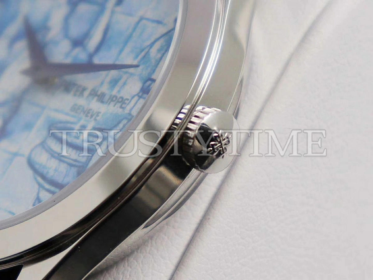 Копия часов Patek Philippe Calatrava Azulejos 38,5 mm 5089G-061