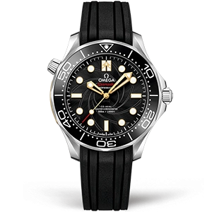 Копия часов Omega Seamaster Diver 300m Co-axial Chronometer James Bond Limited Edition No Date 42mm 210.22.42.20.01.003