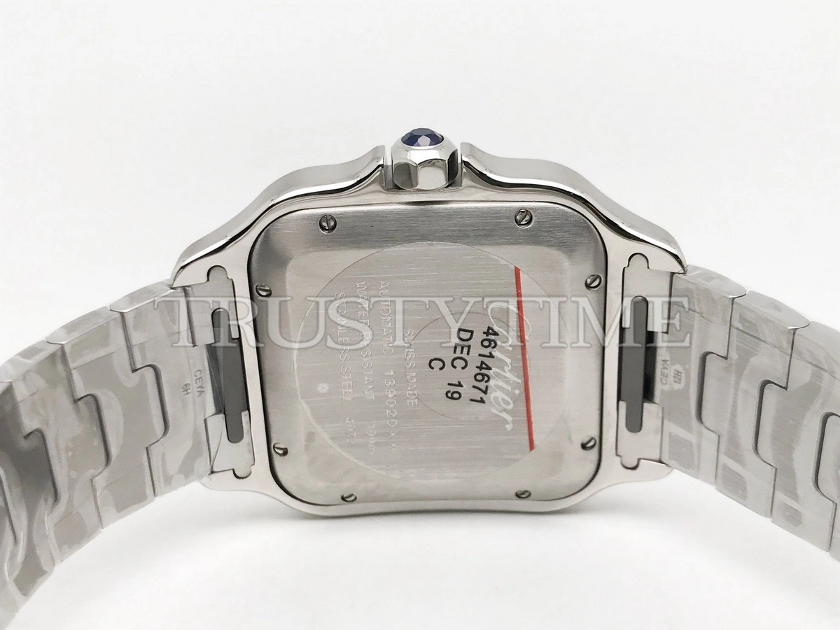 Копия часов Cartier Santos De Cartier Smoky Green WSSA0062