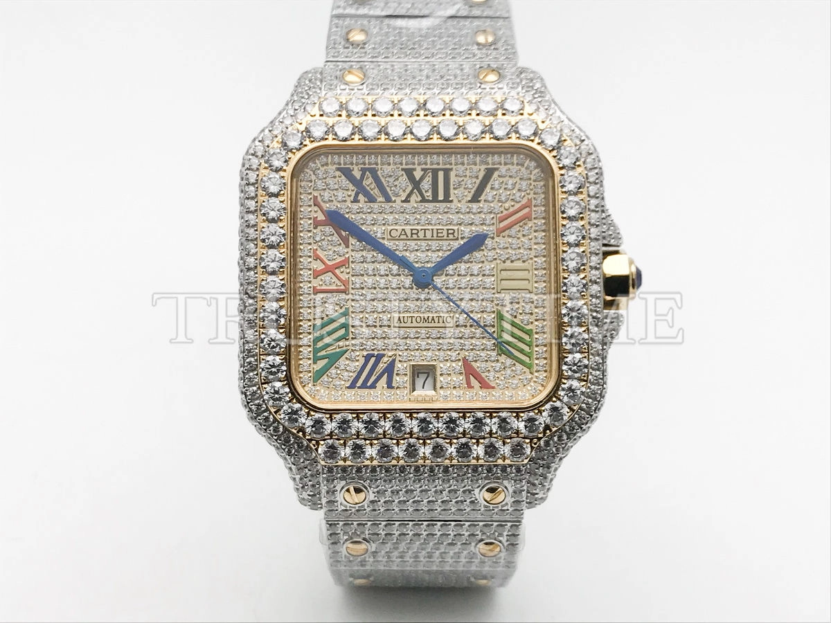 Копия часов Cartier Santos De Cartier 40 W2SA0009 Diamonds Арт. CR-0942