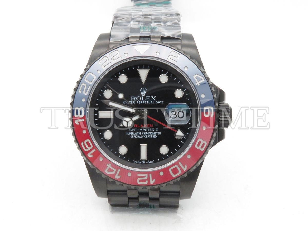 Копия часов Rolex Blaken GMT Master II Pepsi 126710BLRO