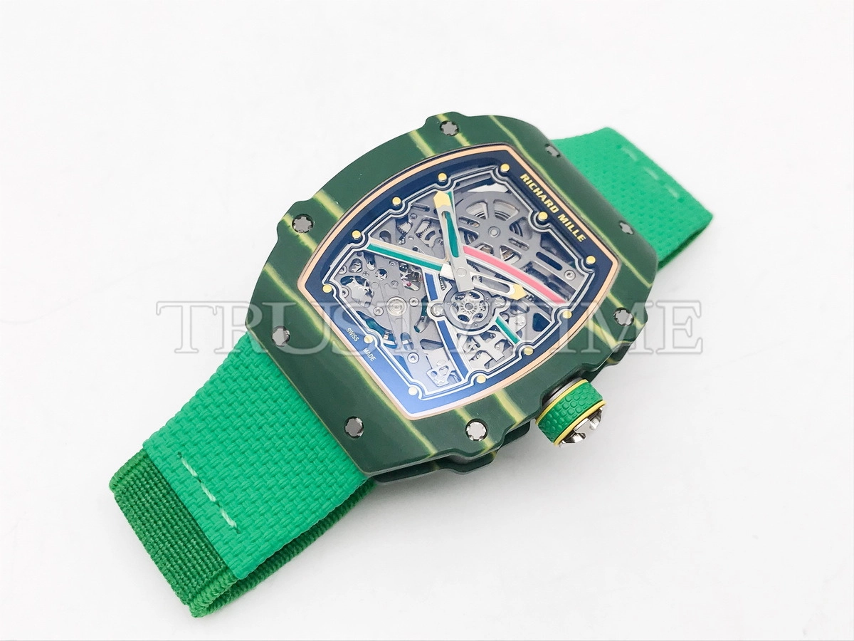 Копия часов Richard Mille RM67-02 Wayde Van Niekerk Green