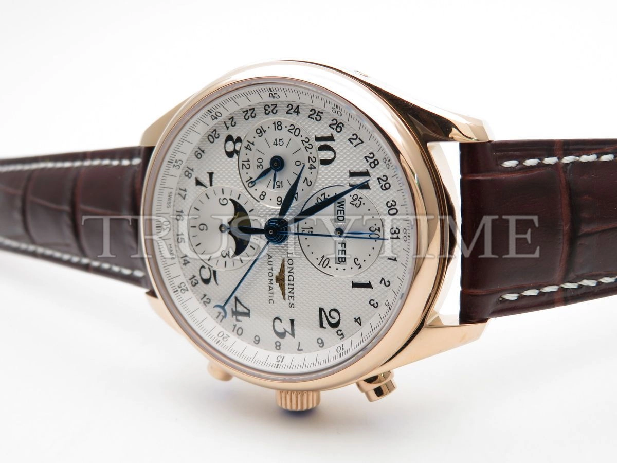 Реплика часов Longines Master Collection Chronograph Calendar 40mm L2.673.8.78.3 Арт.LN-0283 Копия часов Longines Master Collection Chronograph Calendar 40mm L2.673.8.78.3 Арт.LN-0283