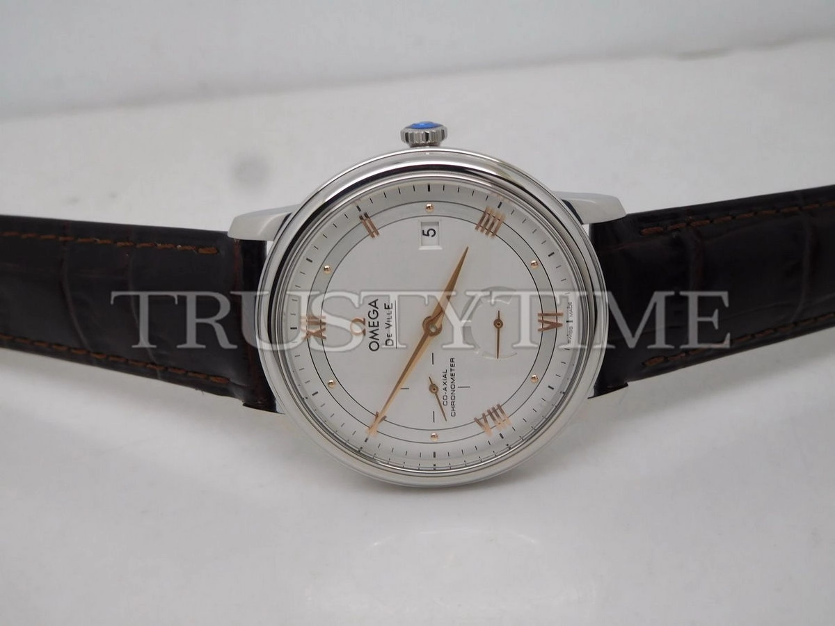 Копия часов Omega De Ville Prestige Co‑Axial Chronometer Power Reserve 39mm 424.13.40.21.02.002