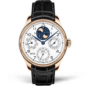 Копия часов IWC Portugieser Perpetual Calendar Double Moon “150 Years” 44mm IW503405