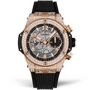 Копия часов Hublot Big Bang Unico King Gold Pavé 42mm 441.OX.1181.RX.1704