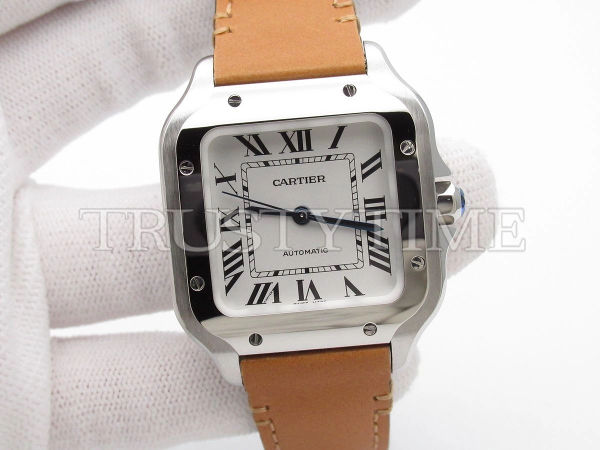 Копия часов Cartier Santos De Cartier 35 WSSA0010