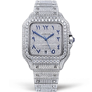 Копия часов Cartier Santos De Cartier 40 WSSA0018 Diamonds Арт. CR-0932