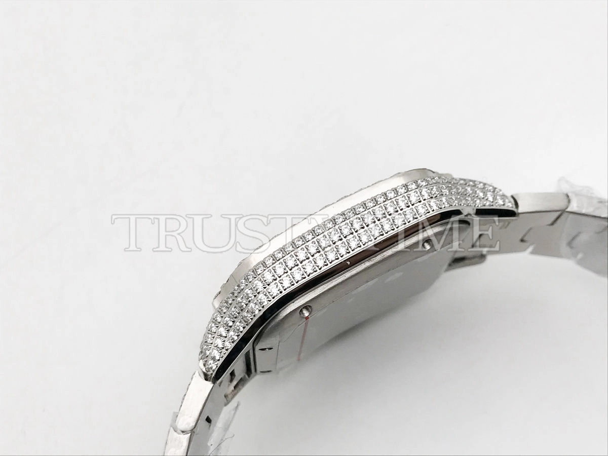 Копия часов Cartier Santos De Cartier 40 WSSA0018 Diamonds Арт. CR-0933