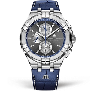 Копия часов Maurice Lacroix Aikon Chronograph 44 AI1018-SS001-333-1