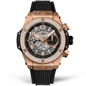 Копия часов Hublot Big Bang Unico King Gold Diamonds 44mm 421.OX.1180.RX.1104