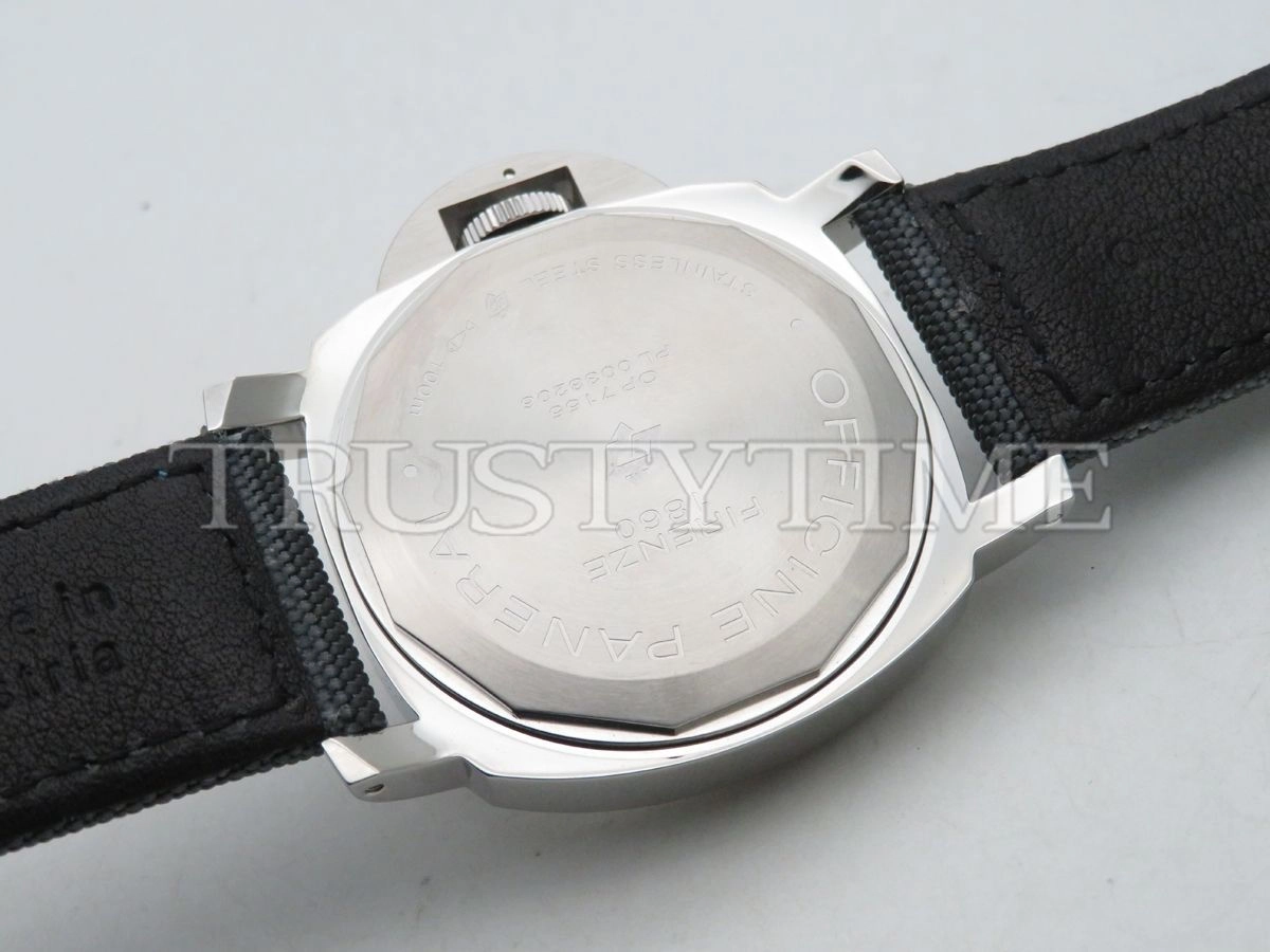 Копия часов Panerai Luminor Base Logo 3 Days Black - Blue OP 44mm PAM00774