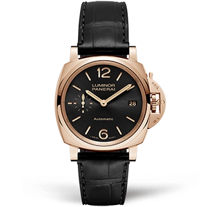 Копия часов Panerai Luminor Due 3 Days Automatic Oro Rosso 38 mm PAM00908