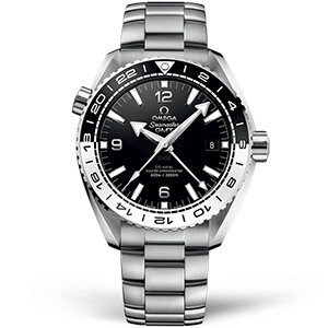 Копия часов Omega Seamaster Planet Ocean 600m Co‑Axial Master Chronometer GMT 43.5mm 215.30.44.22.01.001